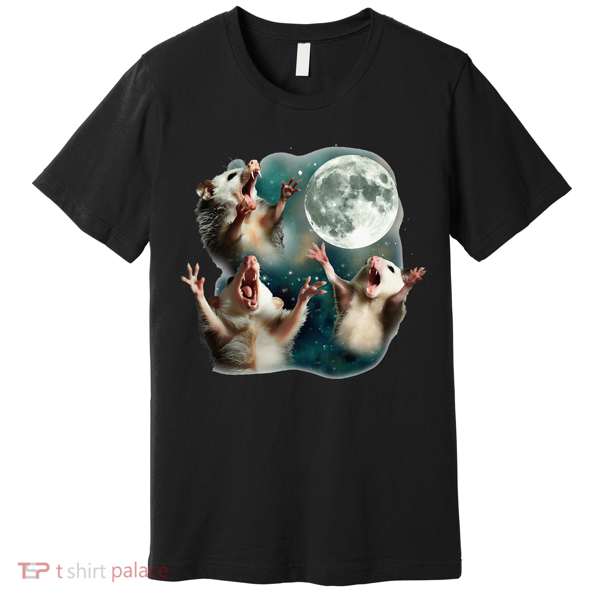 Three Possum Moon 3 Opossum Premium T-Shirt