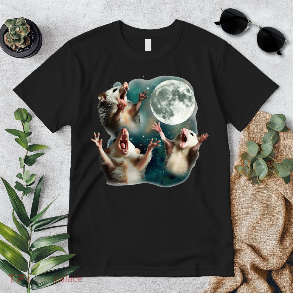 Three Possum Moon 3 Opossum Premium T-Shirt
