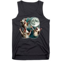 Three Possum Moon 3 Opossum Tank Top