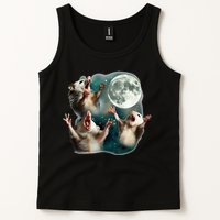 Three Possum Moon 3 Opossum Tank Top