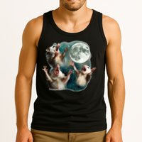 Three Possum Moon 3 Opossum Tank Top
