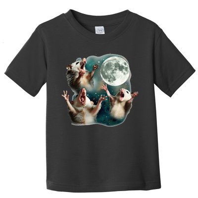 Three Possum Moon 3 Opossum Toddler T-Shirt