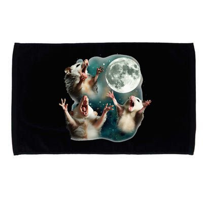 Three Possum Moon 3 Opossum Microfiber Hand Towel