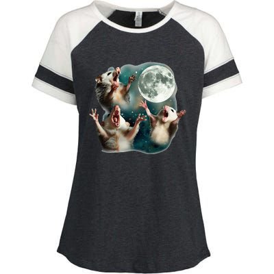 Three Possum Moon 3 Opossum Enza Ladies Jersey Colorblock Tee