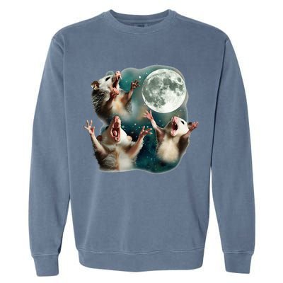 Three Possum Moon 3 Opossum Garment-Dyed Sweatshirt