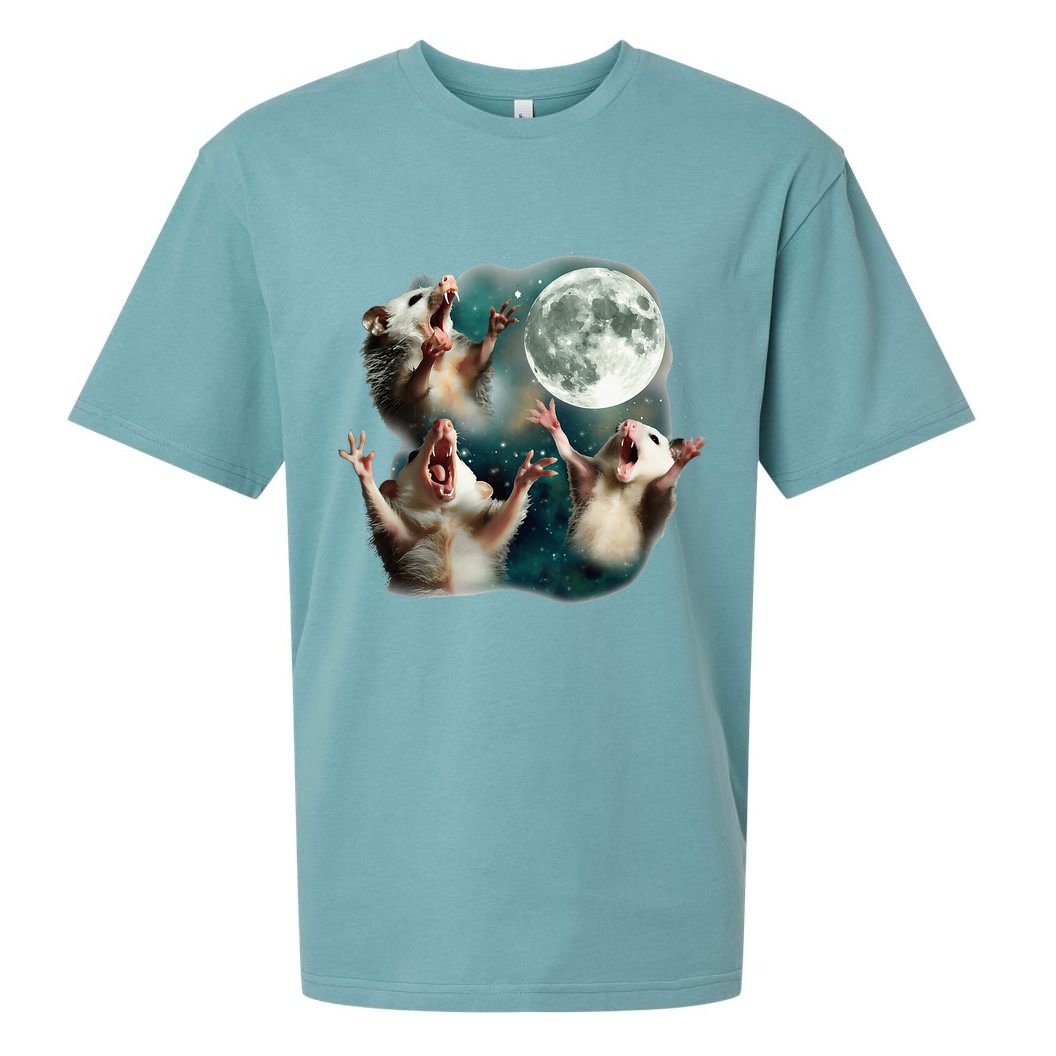 Three Possum Moon 3 Opossum Sueded Cloud Jersey T-Shirt