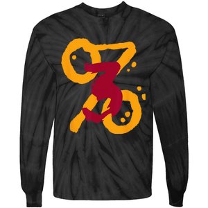 Three Percent Miami 3 Design Tie-Dye Long Sleeve Shirt