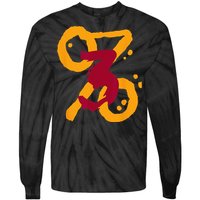 Three Percent Miami 3 Design Tie-Dye Long Sleeve Shirt