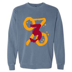 Three Percent Miami 3 Design Garment-Dyed Sweatshirt