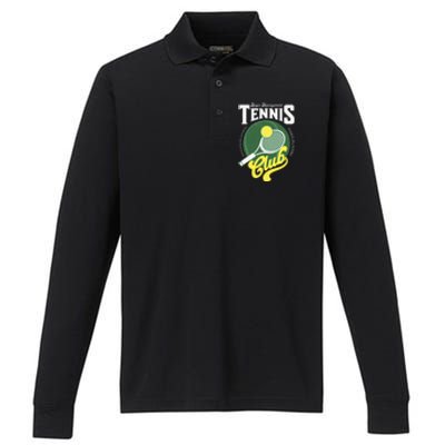 Tennis Player Management With Anger Therapy Performance Long Sleeve Polo