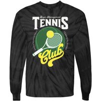 Tennis Player Management With Anger Therapy Tie-Dye Long Sleeve Shirt