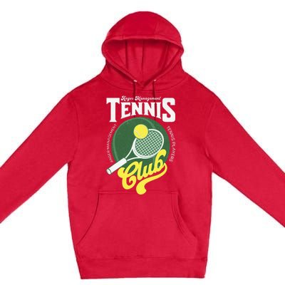 Tennis Player Management With Anger Therapy Premium Pullover Hoodie