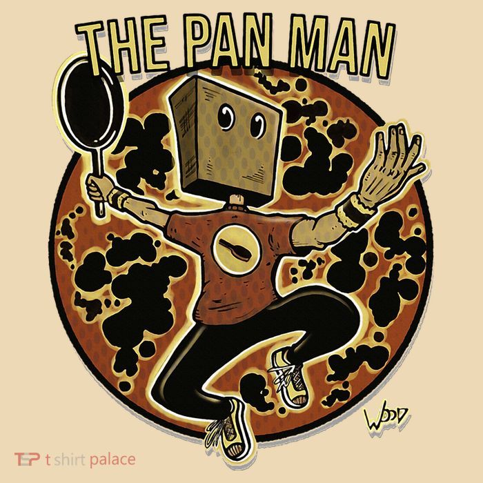 The Pan Man Drawstring Bag
