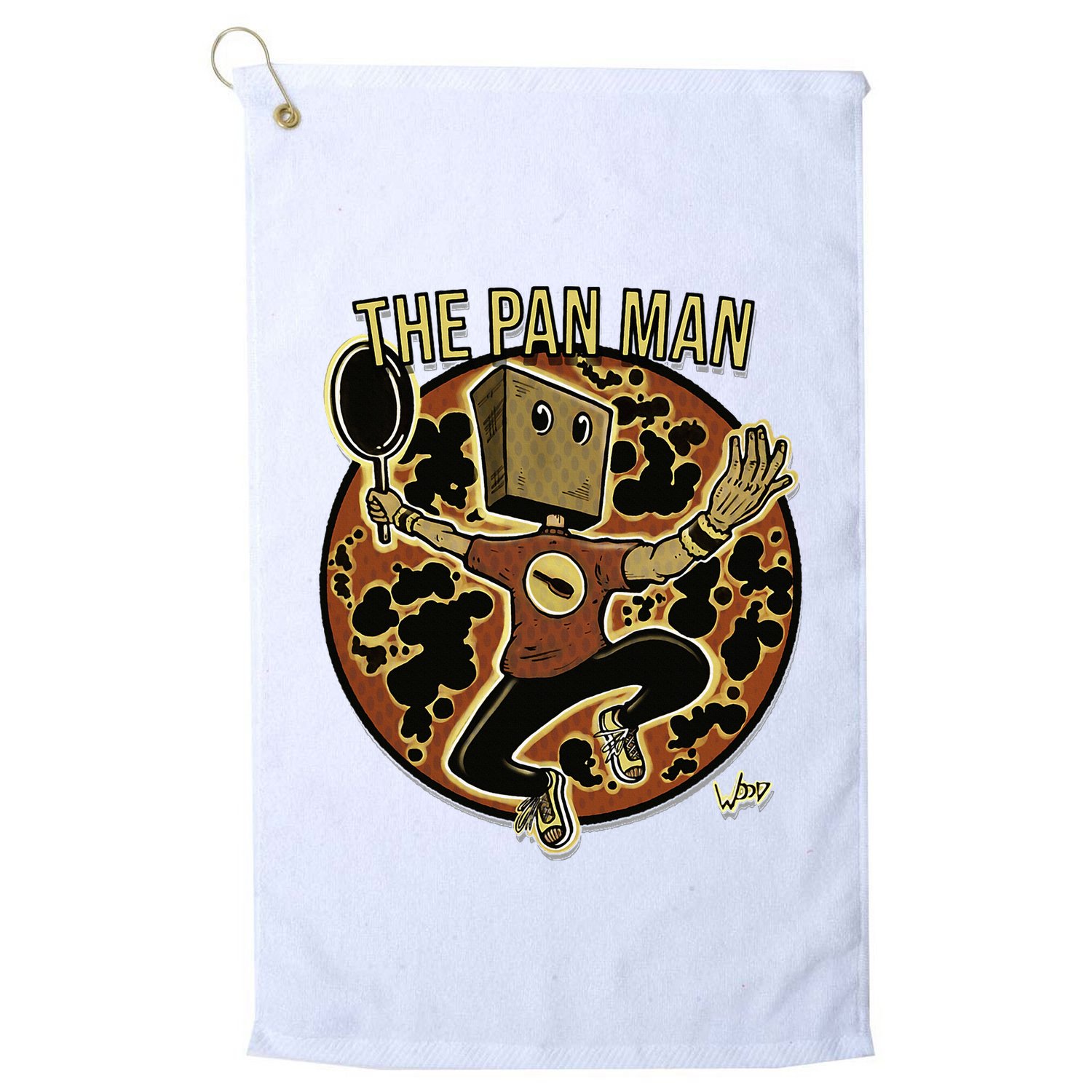 The Pan Man Golf Towel