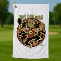 The Pan Man Golf Towel