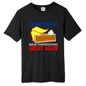 Trumpkin Pie Make Thanksgiving Great Again Gift Tall Fusion ChromaSoft Performance T-Shirt