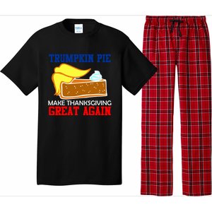 Trumpkin Pie Make Thanksgiving Great Again Gift Pajama Set