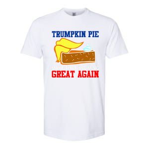 Trumpkin Pie Make Thanksgiving Great Again Gift Softstyle CVC T-Shirt