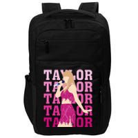 Taylor Personalized Name I Love Taylor Girl Groovy Impact Tech Backpack