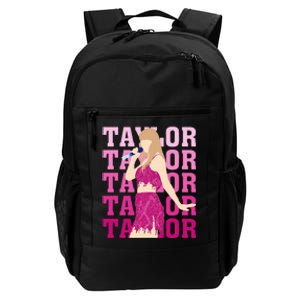 Taylor Personalized Name I Love Taylor Girl Groovy Daily Commute Backpack