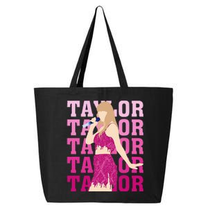 Taylor Personalized Name I Love Taylor Girl Groovy 25L Jumbo Tote