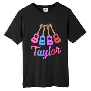 Taylor Personalized Name I Love Taylor Girl Groovy 70S Tall Fusion ChromaSoft Performance T-Shirt