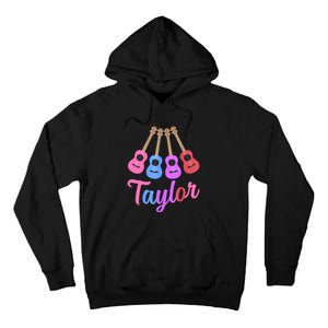 Taylor Personalized Name I Love Taylor Girl Groovy 70S Tall Hoodie