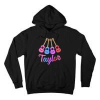 Taylor Personalized Name I Love Taylor Girl Groovy 70S Tall Hoodie