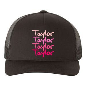 T.aylor Personalized Name Yupoong Adult 5-Panel Trucker Hat