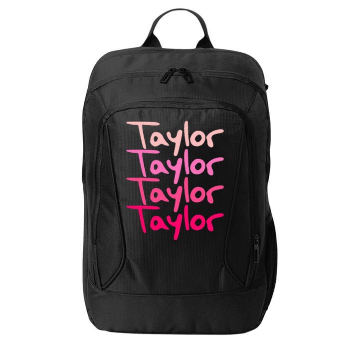 T.aylor Personalized Name City Backpack