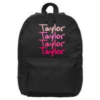 T.aylor Personalized Name 16 in Basic Backpack