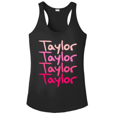 T.aylor Personalized Name Ladies PosiCharge Competitor Racerback Tank