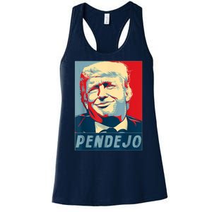 Trump Pendejo Not My President Impeach Women's Racerback Tank