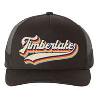 Timberlake Personalized Name I Love Timberlake Vintage Yupoong Adult 5-Panel Trucker Hat