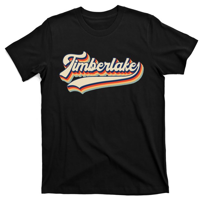 Timberlake Personalized Name I Love Timberlake Vintage T-Shirt