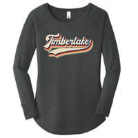 Timberlake Personalized Name I Love Timberlake Vintage Women's Perfect Tri Tunic Long Sleeve Shirt