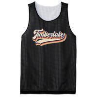 Timberlake Personalized Name I Love Timberlake Vintage Mesh Reversible Basketball Jersey Tank