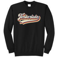 Timberlake Personalized Name I Love Timberlake Vintage Tall Sweatshirt