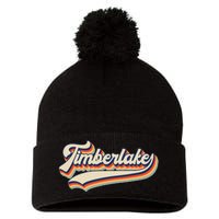 Timberlake Personalized Name I Love Timberlake Vintage Pom Pom 12in Knit Beanie