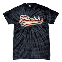 Timberlake Personalized Name I Love Timberlake Vintage Tie-Dye T-Shirt