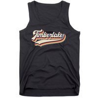 Timberlake Personalized Name I Love Timberlake Vintage Tank Top