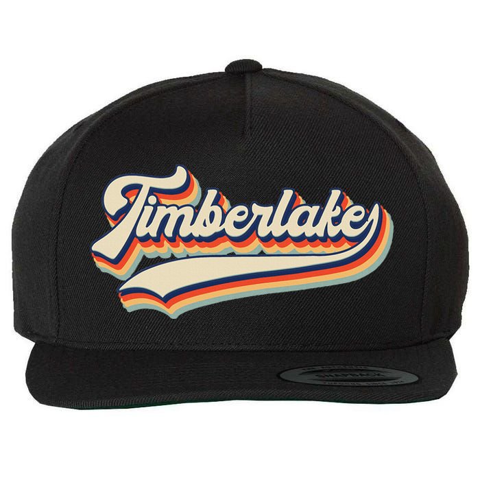 Timberlake Personalized Name I Love Timberlake Vintage Wool Snapback Cap