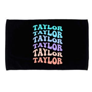 Taylor Personalized Name I Love Taylor Microfiber Hand Towel