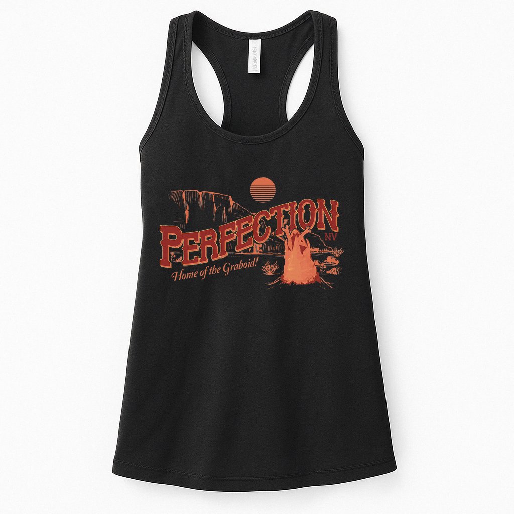 Tremors Perfection Nevada Retro Portrait Womens Tank Top