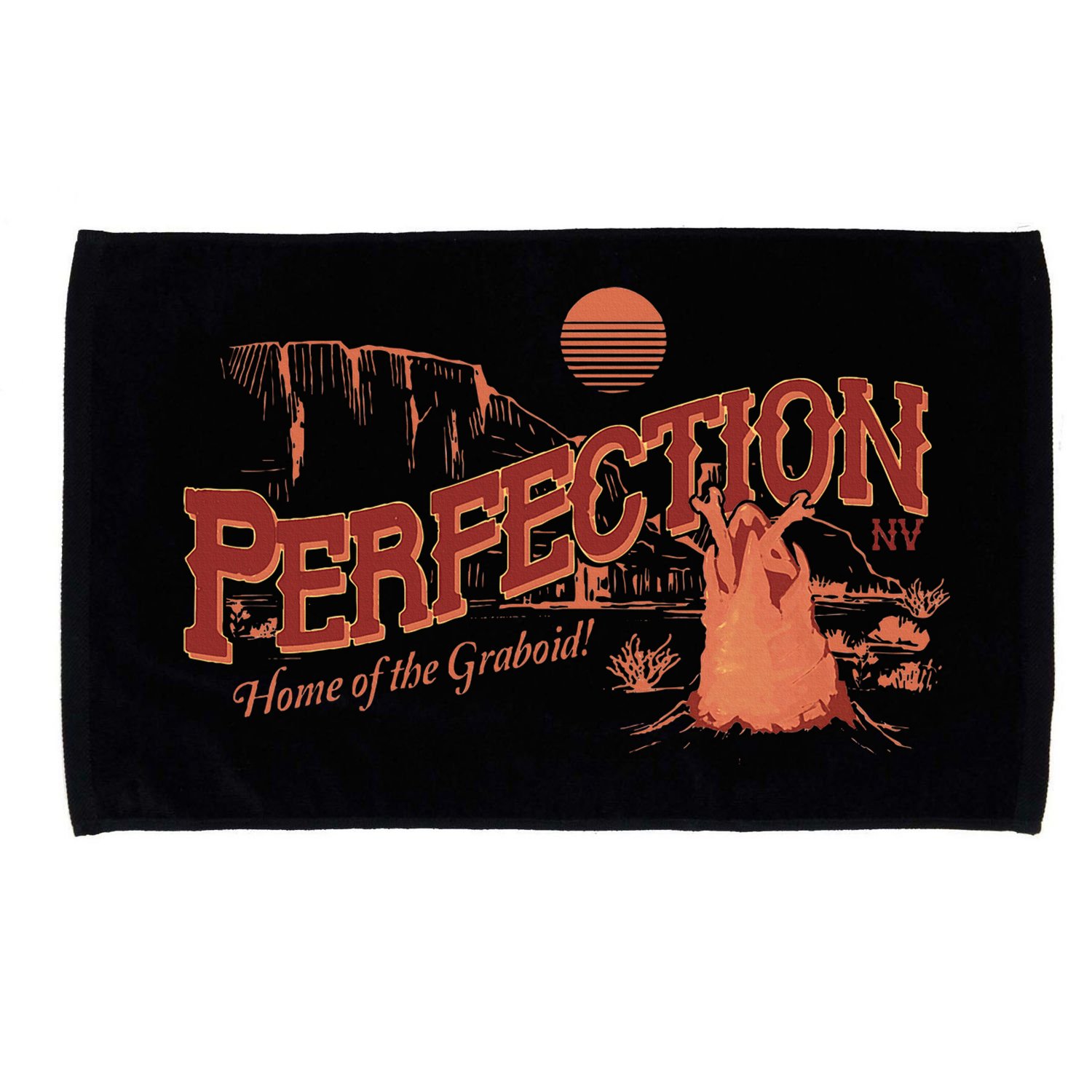 Tremors Perfection Nevada Retro Portrait Microfiber Hand Towel