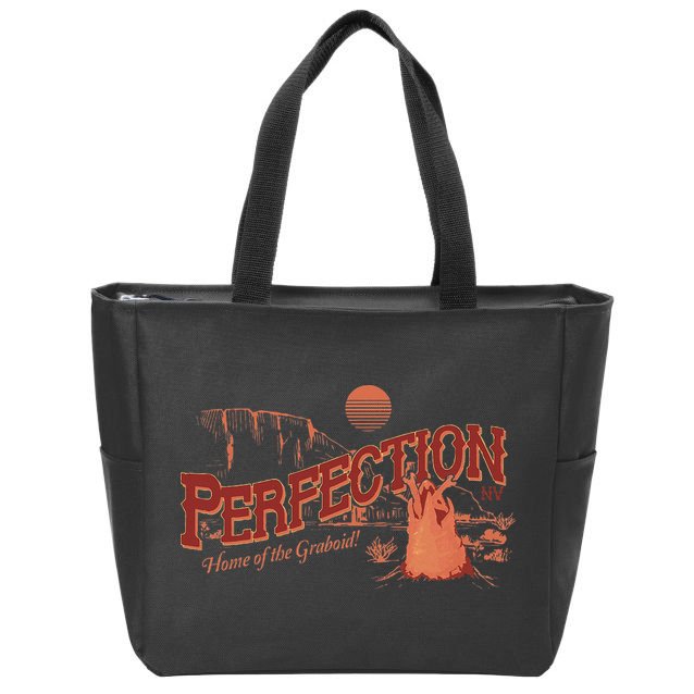 Tremors Perfection Nevada Retro Portrait Zip Tote Bag