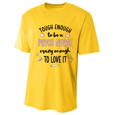 Tough Psych Nurse Psychiatric Nurse Cool Gift Performance Sprint T-Shirt