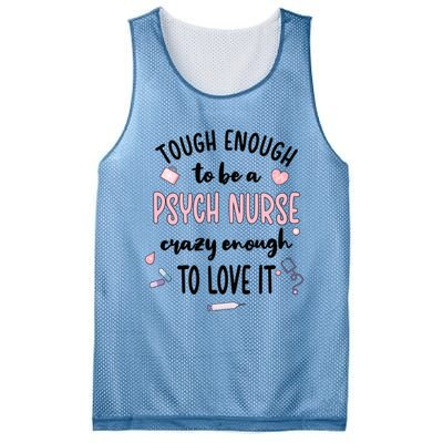 Tough Psych Nurse Psychiatric Nurse Cool Gift Mesh Reversible Basketball Jersey Tank