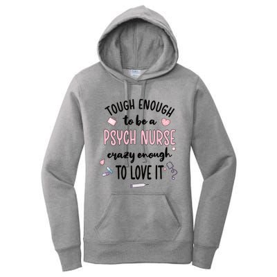 Tough Psych Nurse Psychiatric Nurse Cool Gift Women's Pullover Hoodie