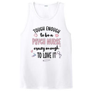 Tough Psych Nurse Psychiatric Nurse Cool Gift PosiCharge Competitor Tank